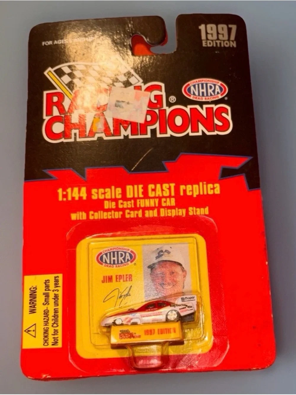 Racing Champions 1997 Edition Die-Cast Funny Car - Red and Black
